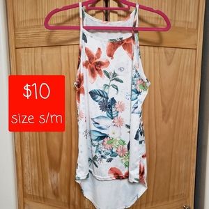 Floral long tank